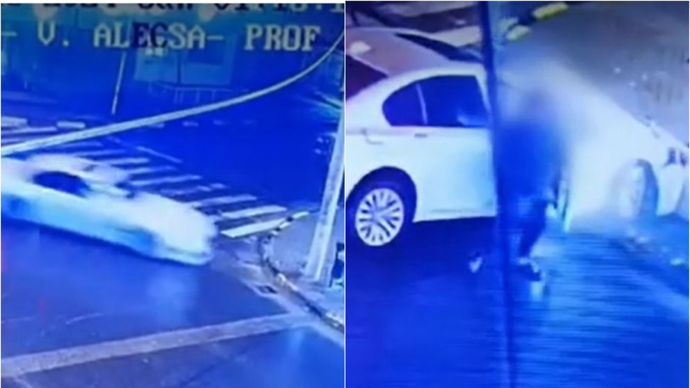 Ce s-a întâmplat, de fapt, cu tânărul de 15 ani care a furat mașina părinților și a făcut accident. Imaginile cu impactul au fost surprinse de camerele de supraveghere