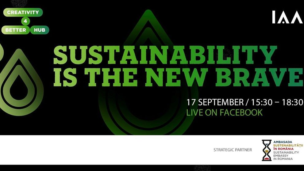 IAA anunță conferința Sustainability is The NEW BRAVE, dedicată exclusiv sustenabilității ca valoare de business