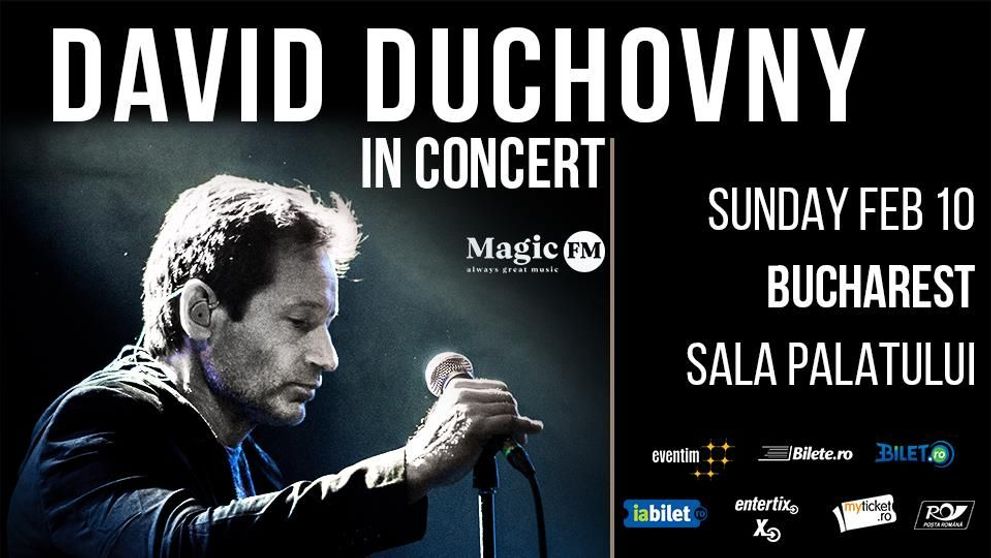 Cât te costă să-l întâlnești față în față pe David Duchovny. Actorul din “Dosarele X” vine la București