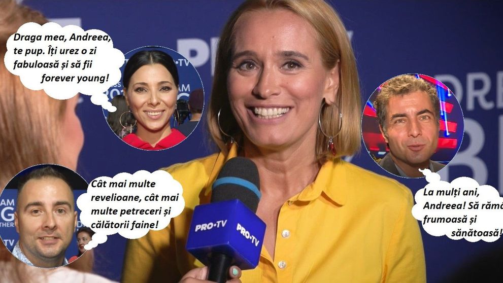 Colegii din PRO TV, mesaje emoționante pentru Andreea Esca de ziua ei: „La mulți ani, Andreea! Ești cea mai tare”