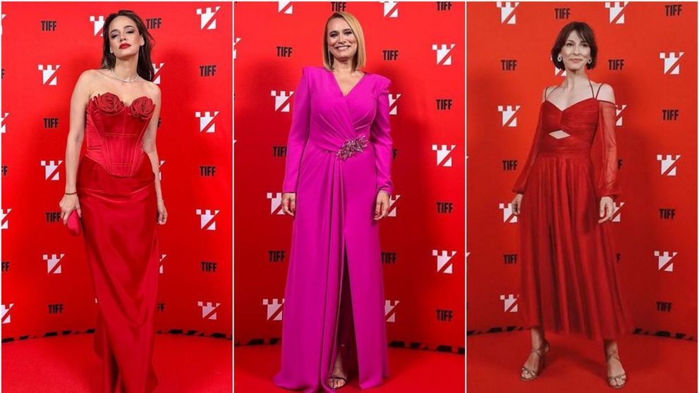 Andreea Raicu, seducătoare într-o rochie roșie de gala la TIFF. Ce ținute au ales Dana Rogoz și Andreea Esca