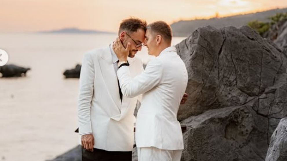 Max Raileanu și George Popescu și-au unit destinele în Grecia. Imagini spectaculoase de la ceremonia de la Ktima Delmare Pantazara