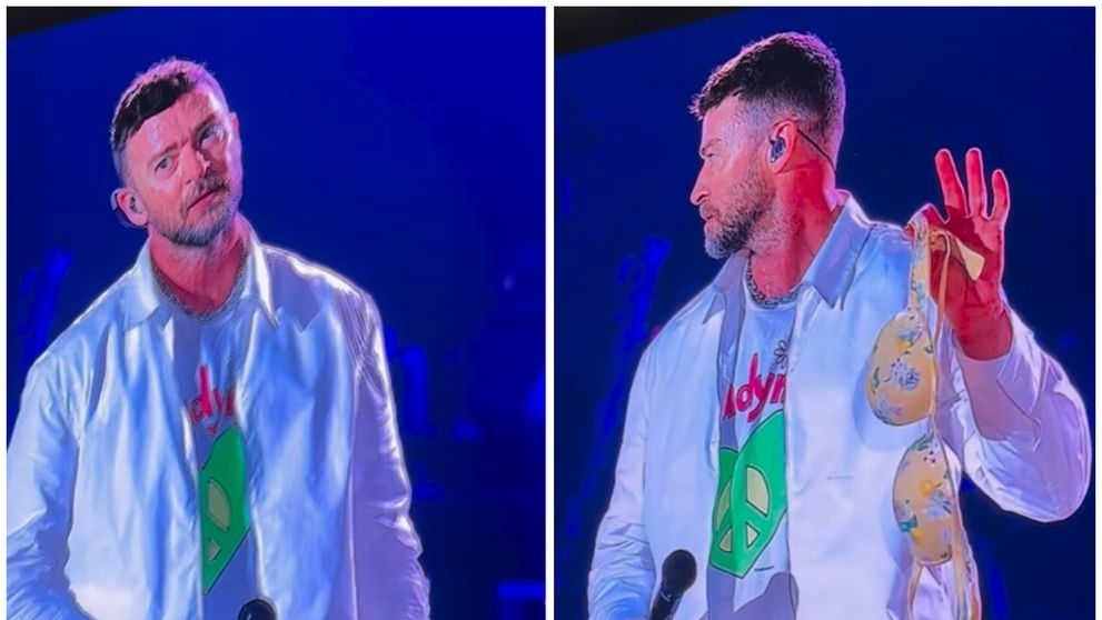 Cum a reacționat Justin Timberlake după ce o fană și-a aruncat sutienul pe scenă la primul său concert în Argentina. Accesoriul avea și un mesaj ascuns, iar momentul e viral