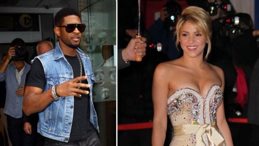 Shakira si Usher, antrenori la 