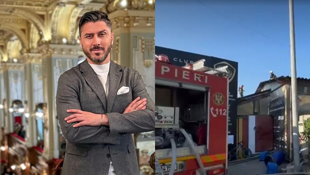 Incendiu puternic în Pipera! A luat foc restaurantul de fițe a lui Ciprian Marica. ISU București: „Există risc de propagare”