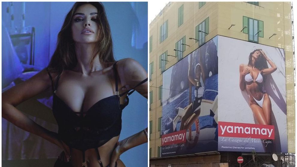 Panourile cu Mădălina Ghenea în costum de baie au împânzit Italia: „Și uite așa s-a blocat traficul în orașe”