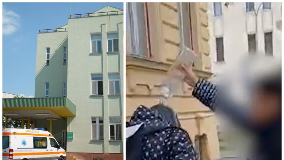 Un elev din Timișoara a ajuns la spital după ce mama unei colege l-a strâns de mână. Totul s-a întâmplat după ce băiatul i-a turnat fiicei sale o sticlă de apă în cap