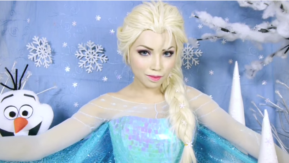 Elsa din Frozen exista si in realitate. Talentul ei a cucerit milioane de internauti
