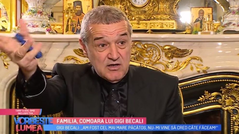 Familia, comoara lui Gigi Becali