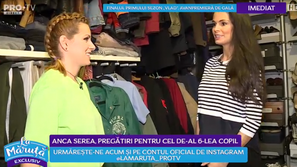 VIDEO Anca Serea pregatiri pentru cel de-al 6-lea copil