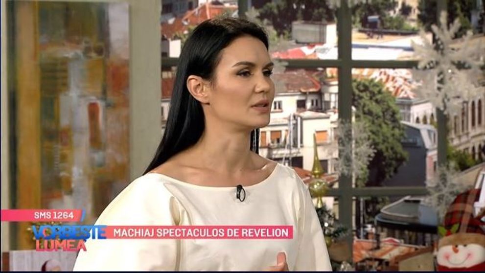 VIDEO Dana Argeșan ne învață cum să realizăm un machiaj spectaculos de revelion