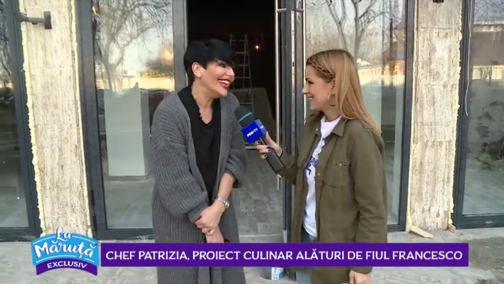VIDEO Chef Patrizia, proiect culinar alături de fiul Francesco