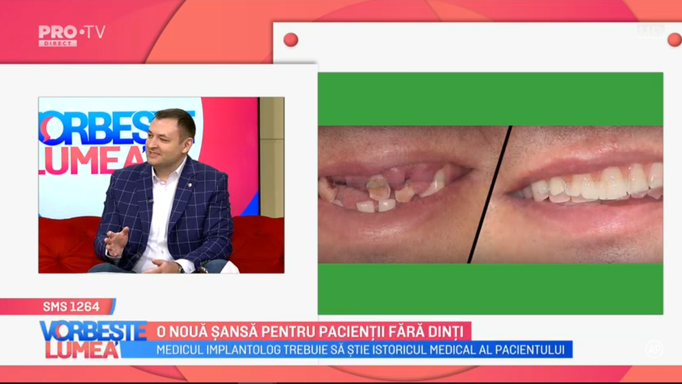 VIDEO Dr. Ionuț Leahu, despre implanturile dentare