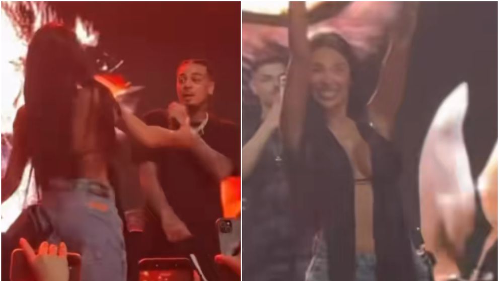 Cristina Pucean și Albert NBN, apariție de senzație pe scenă! Cum au fost surprinși cei doi în fața a mii de oameni. VIDEO