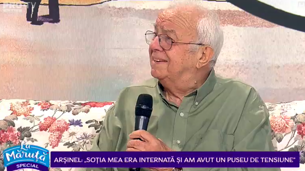 VIDEO Alexandru Arșinel, motivele pentru a ajuns la urgență: 