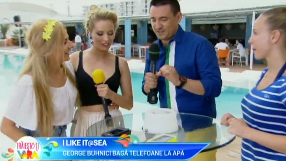 George Buhnici baga telefoanele la apa