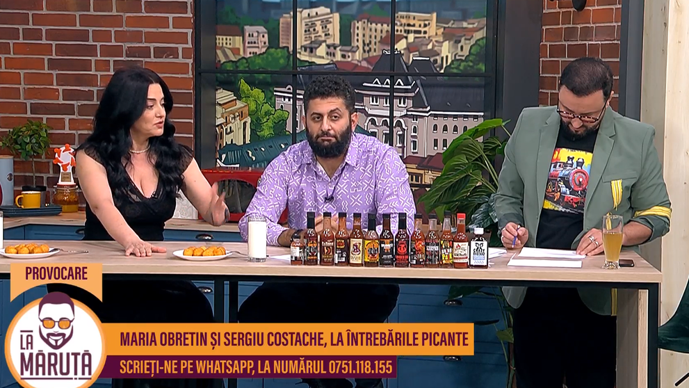 Maria Obretin și Sergiu Costache, din serialul 
