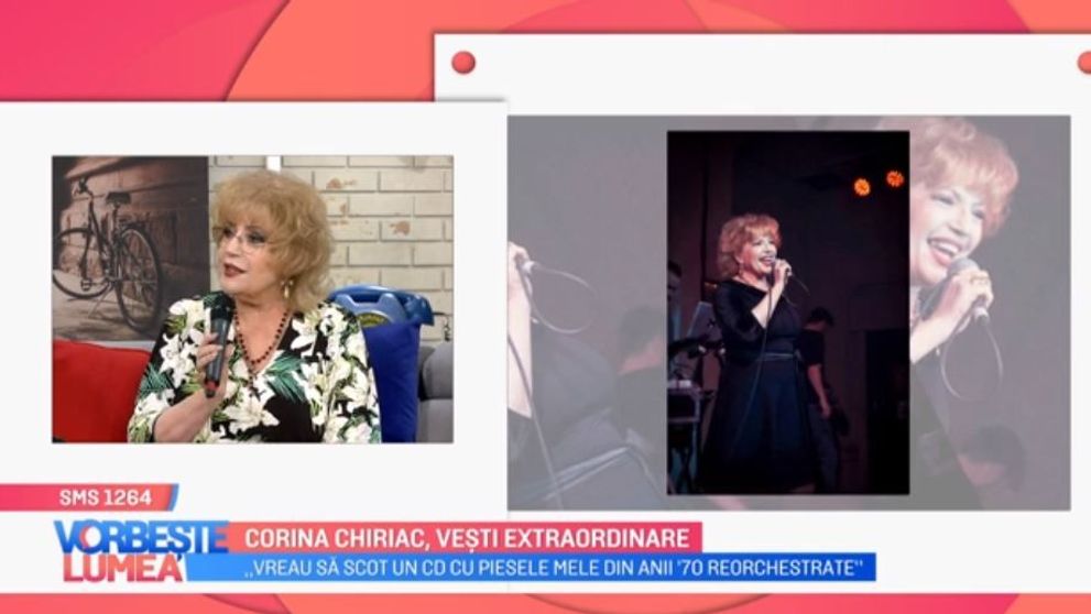 VIDEO Corina Chiriac are vești extraordinare. Artista este implicată în noi proiecte