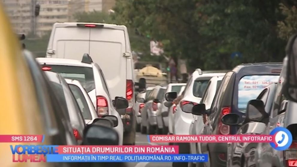 VIDEO: Trafic infernal! Care este situația drumurilor în prezent