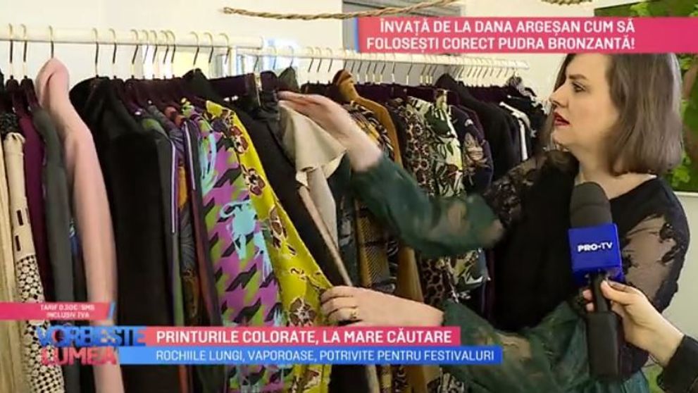 VIDEO Printurile colorate, la mare căutare