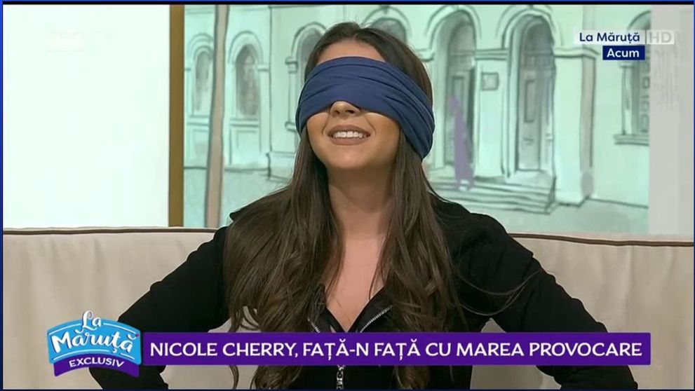 VIDEO Nicole Cherry, provocare culinară. Ce a degustat cântăreața