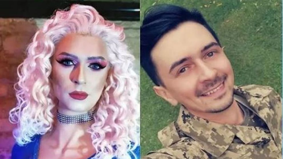 Un artist drag queen a renunțat la machiaj și tocuri și s-a alăturat armatei din Ucraina: 