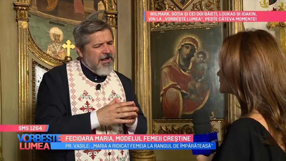 VIDEO Fecioara Maria, modelul femeii crestine. Părintele Vasile Ioana ne prezintă în ce constă sărbătoarea Sfintei Marii