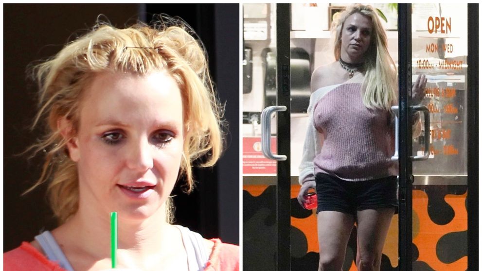 Britney Spears, scapătă de sub control! Fotografiată dezbrăcată și dezorientată în fața hotelului, după o ceartă violentă cu iubitul