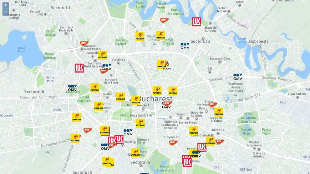 Platforma pe care poți vedea în timp real cât costă benzina și motorina în România, la fiecare pompă în parte