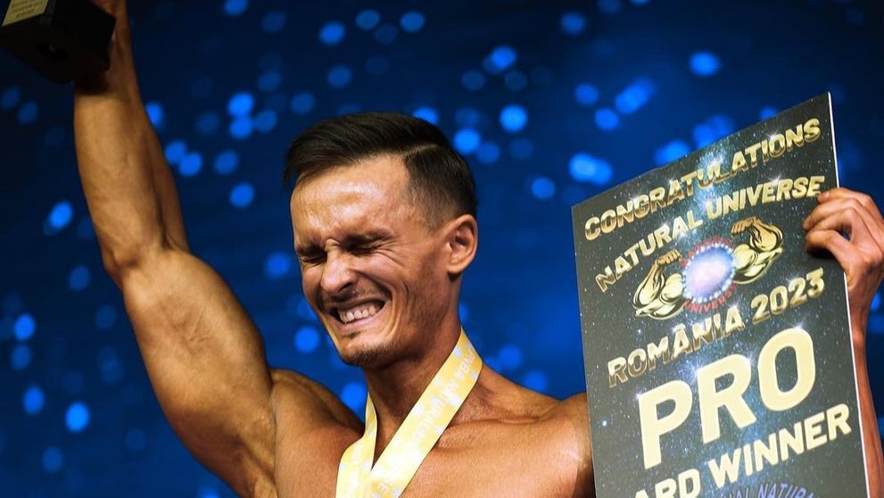 Cine este tânărul care va reprezenta România la Mr. Olympia, cea mai mare competiție de culturism natural de pe glob