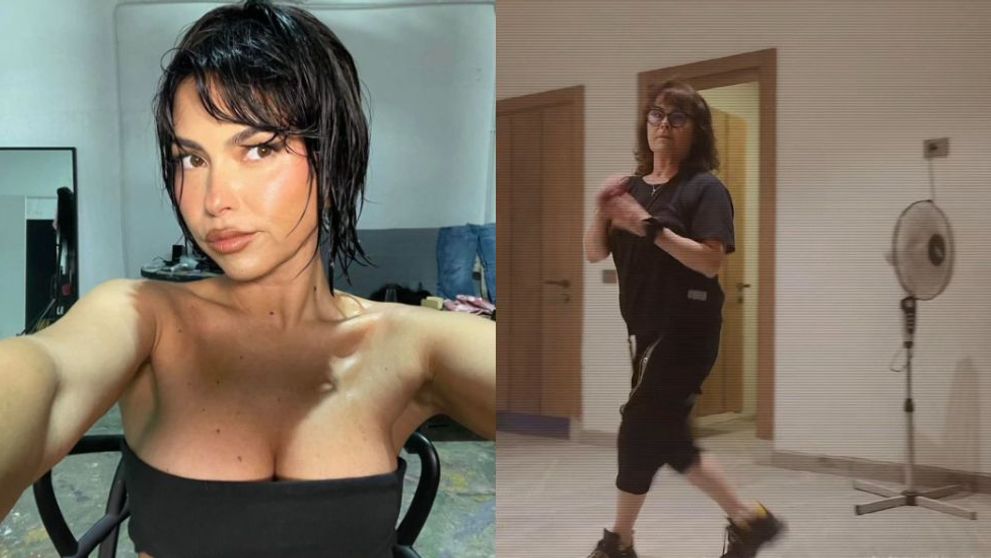 Imagini savuroase cu mama Innei! Femeia a făcut show în culise. Acum se vede de la cine a moștenit artista mișcările scenice