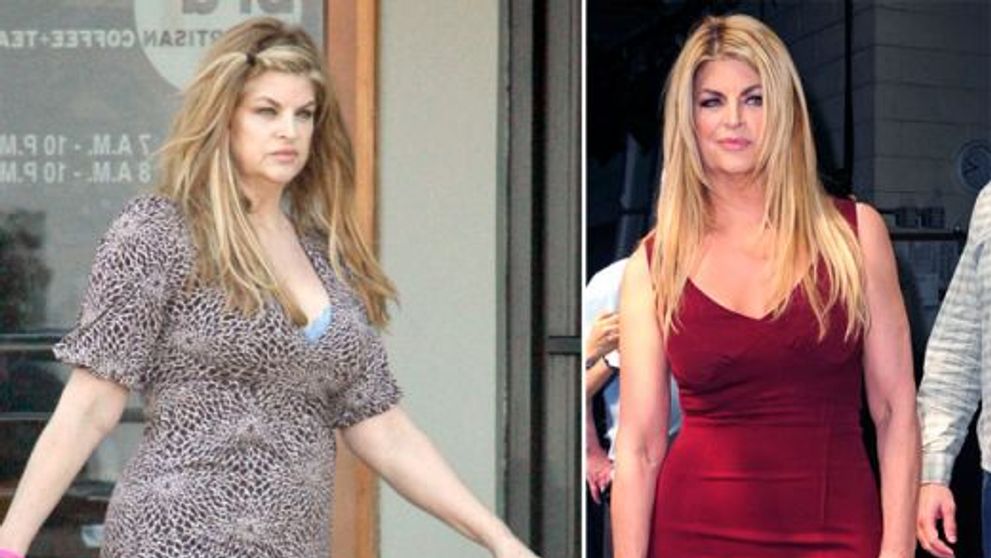Kirstie Alley, de la rochii pentru obeze, la rochii mulate si sexy