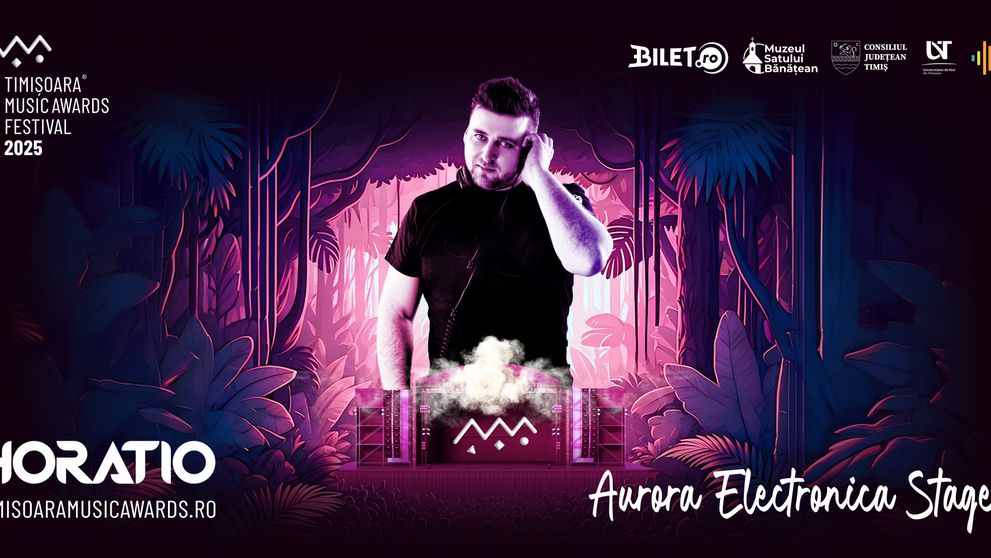 Din Ibiza la Timișoara, Horatio vine la Timișoara Music Awards Festival