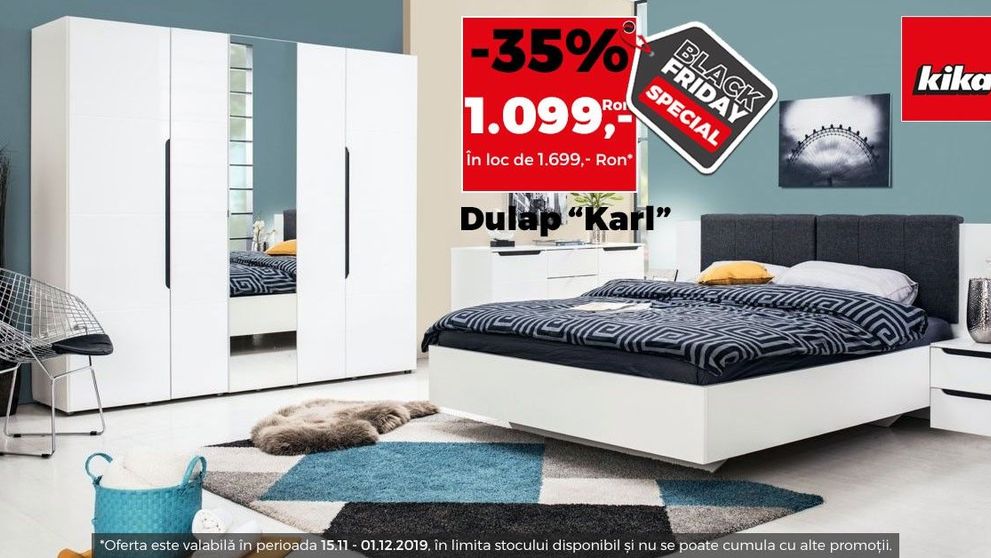 BLACK FRIDAY 2019. 2 săptămâni de reduceri la kika