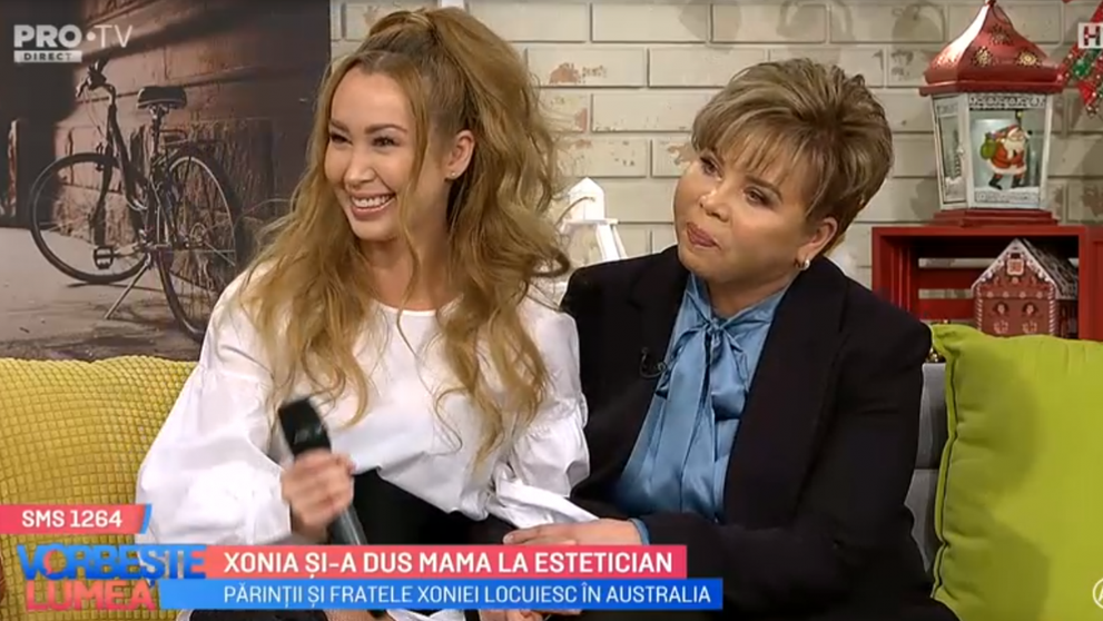 VIDEO Xonia și-a dus mama la estetician. Cum arată acum femeia de 57 de ani
