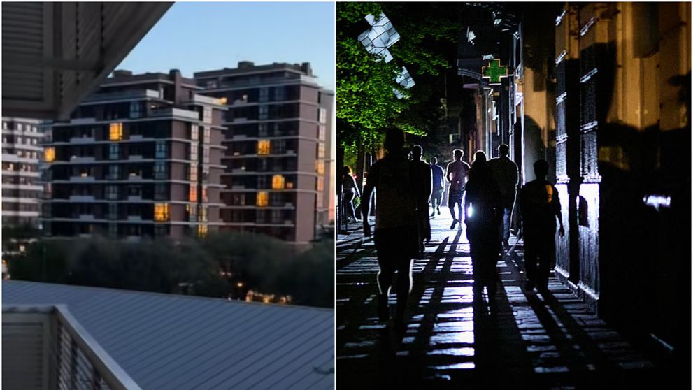 Momentul în care revine curentul în Madrid, surprins pe cameră de un român! Clipul video a ajuns viral pe internet: „Oamenii aplaudă!”