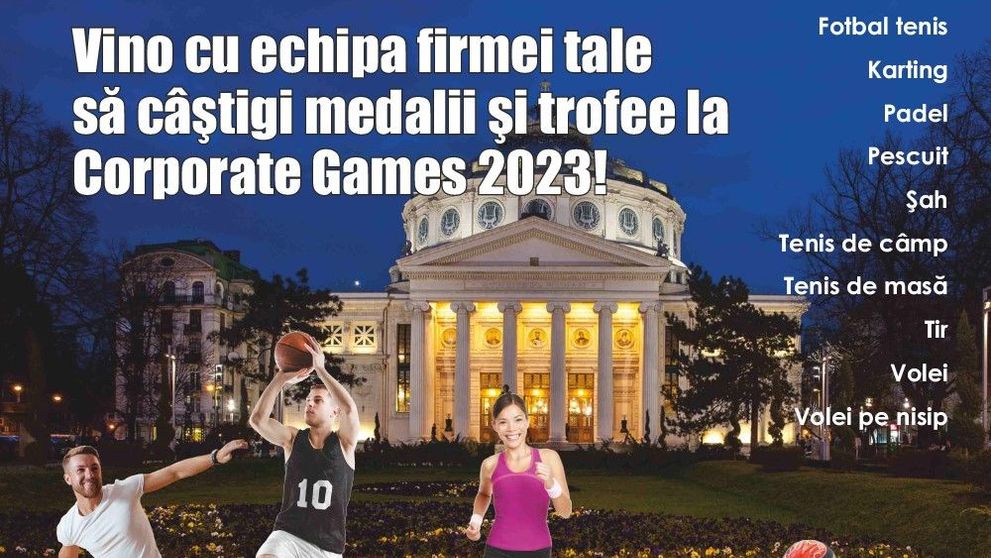 (P) Olimpiada corporatiștilor începe la București pe 23 iunie