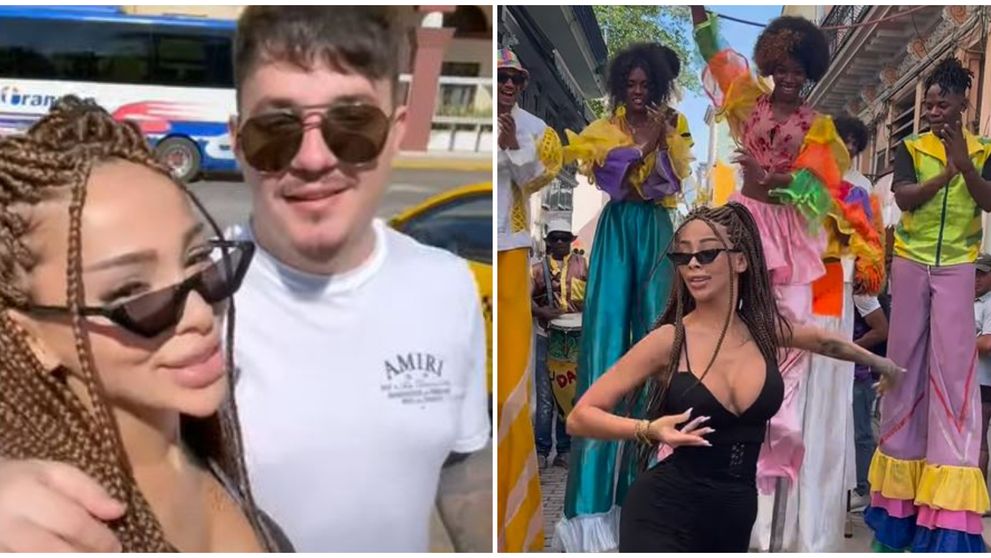 Cristina Pucean, spectacol în pași de dans pe străzile din Havana! Cum a filmat-o Bogdan de la Ploiești pe iubita lui