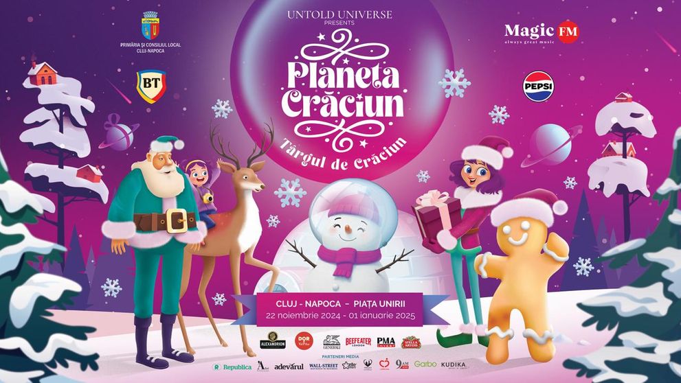 UNTOLD UNIVERSE ADUCE ȘI ANUL ACESTA MAGIA SĂRBĂTORILOR DE IARNĂ ÎN TÂRGURILE DE CRĂCIUN DIN BUCUREȘTI ȘI CLUJ-NAPOCA
