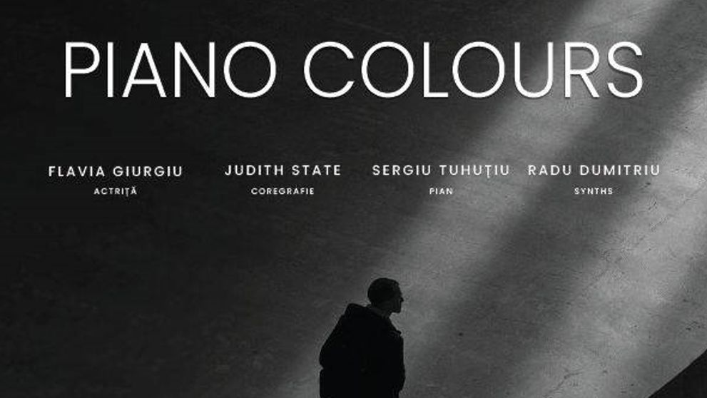 PIANO COLOURS, o fuziune captivantă de muzică clasică, electronică și dans contemporan, are loc în 18 octombrie la Teatrul Național de Operetă și Musical „Ion Dacian” din București