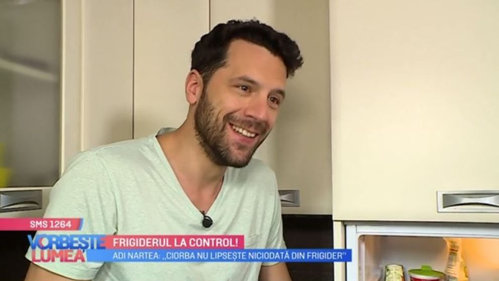VIDEO Adrian Nartea ne dezvăluie ce se află în frigiderul lui