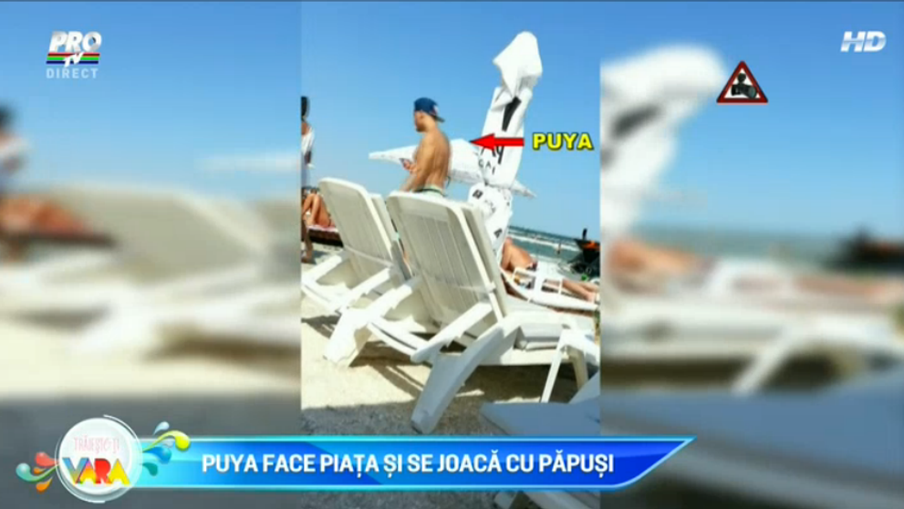 Puya face piata si se joaca cu papusi