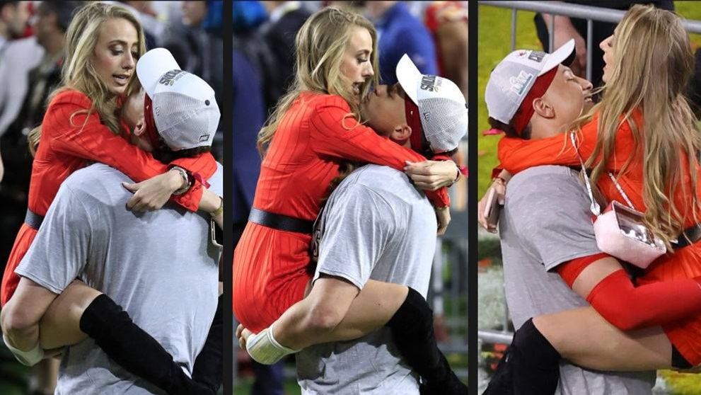 Scene erotice la Super Bowl. Eroul finalei, ,,sugrumat” de iubită chiar pe teren