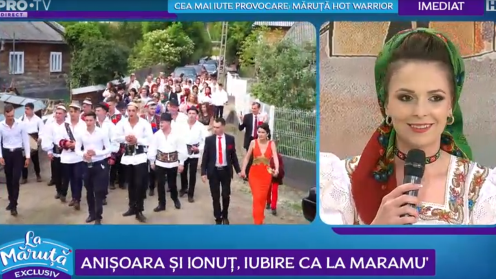 VIDEO Anișoara și Ionuț, iubire ca la Maramu'