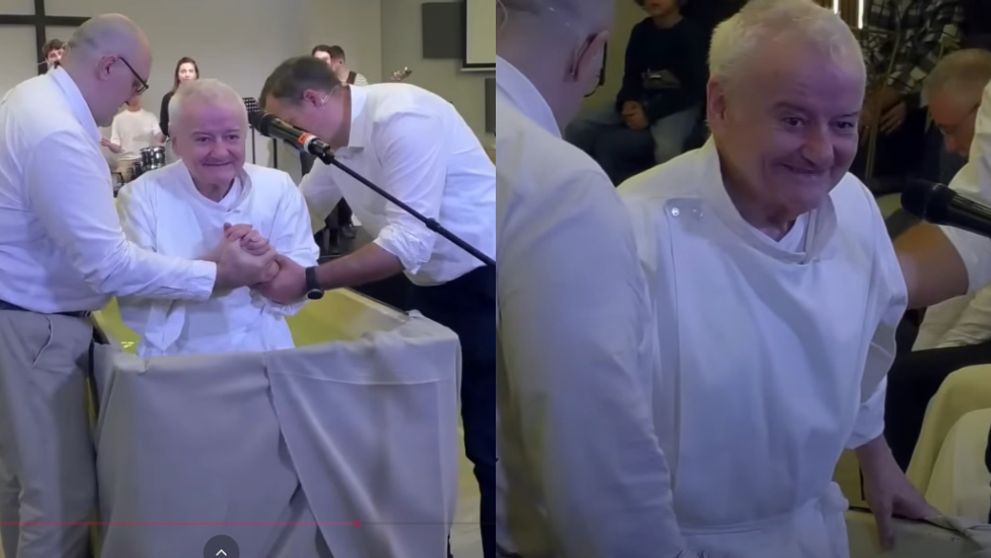 Irinel Columbeanu și-a schimbat religia. Fostul milionar s-a botezat din nou și a renunțat la Ortodoxism. Și tatăl lui a făcut același lucru: „Am auzit glasul Domnului”