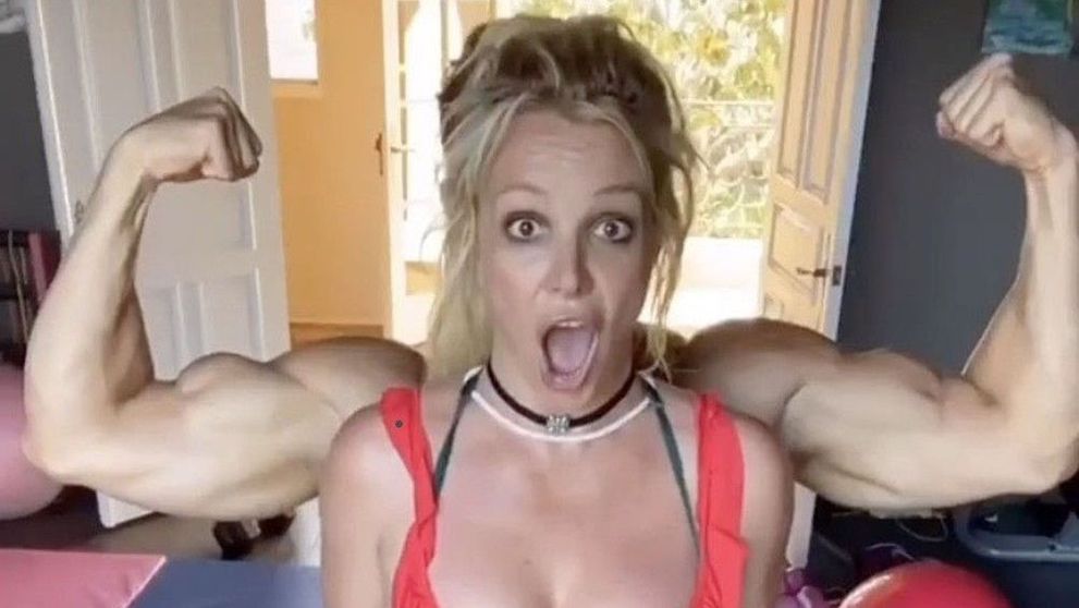 Britney Spears, antrenament intens alături de iubitul ei, Sam Asghari
