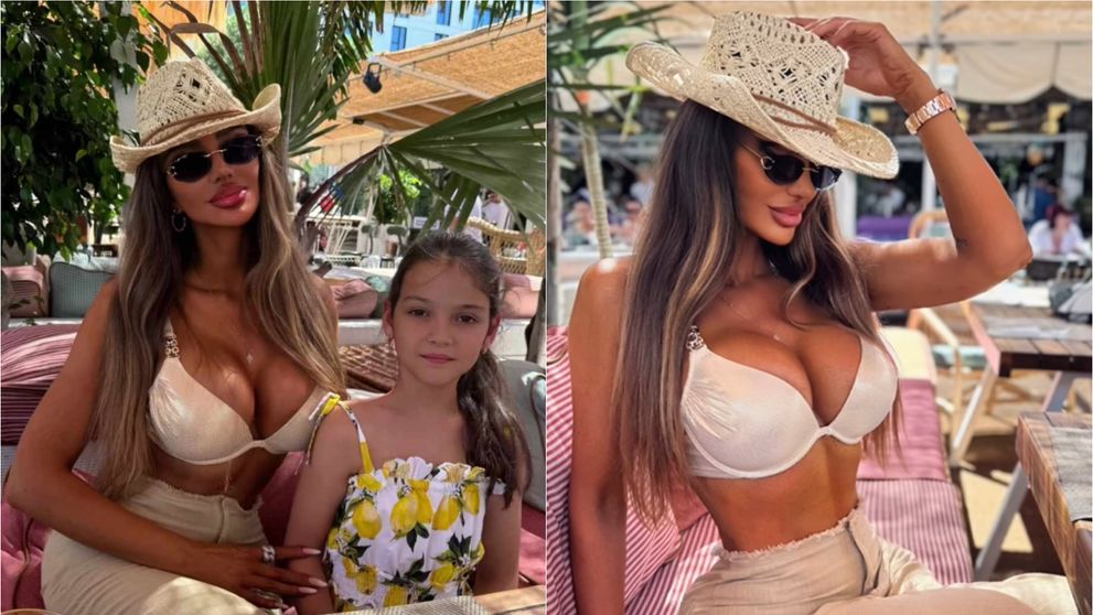 Bianca Drăgușanu, siluetă de sirenă pe litoral. Vedeta a pozat alături de fiica ei