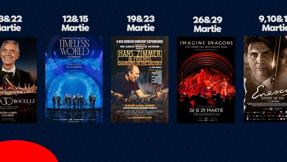 Muzica prinde viață pe marele ecran: concerte spectaculoase și povești legendare la cinema