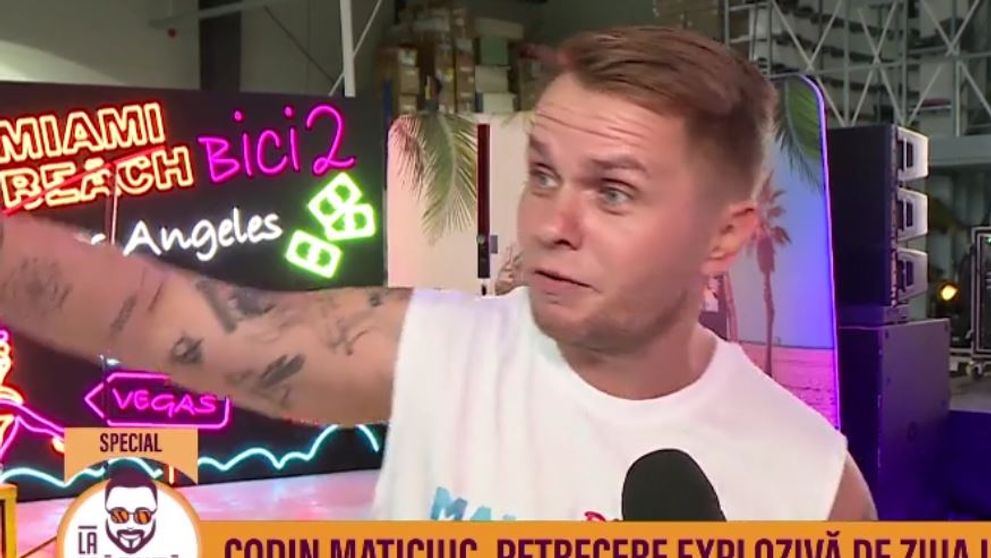 Codin Maticiuc, petrecere explozivă de ziua lui! A lansat trailerul Miami Bici 2: 