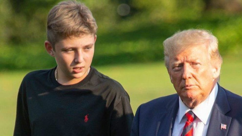 Barron Trump a avut Covid-19 în același timp cu părinții săi